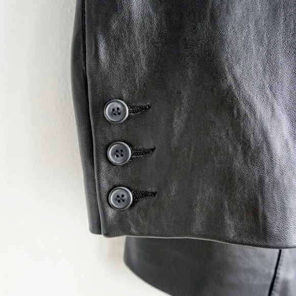 Apt. 9 men's 100% leather black jacket - Picture 4 of 6